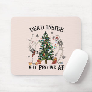 Skeleton - fin jul - död inuti men snygg musmatta