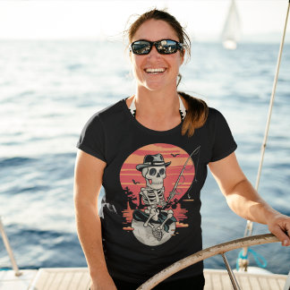 Skeleton Fishman halloween T Shirt