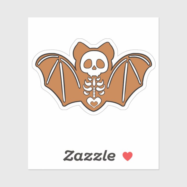 Skeleton Fladdermus Klistermärken (Ark)