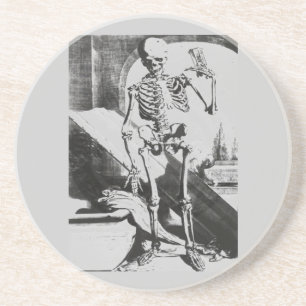 Skeleton från Anatomia Humani Corporis Underlägg