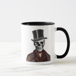 Skeleton gentleman och Top hat Mugg