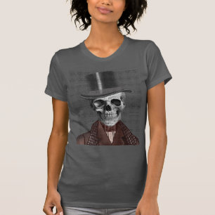 Skeleton gentleman och Top hat T Shirt