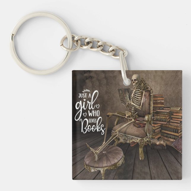 Skeleton Girl Bok Älskare (Framsidan)