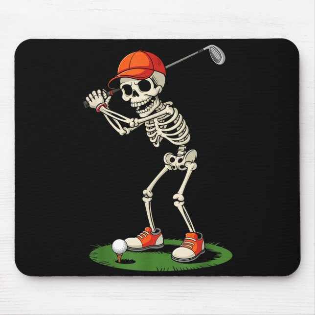 Skeleton Golf Halloween Costume Funny Boys Toddler Musmatta (Framsidan)
