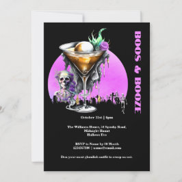 Skeleton graveyard, fullt, skräck inbjudningar