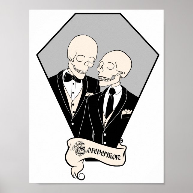 Skeleton Grooms Poster (Framsidan)