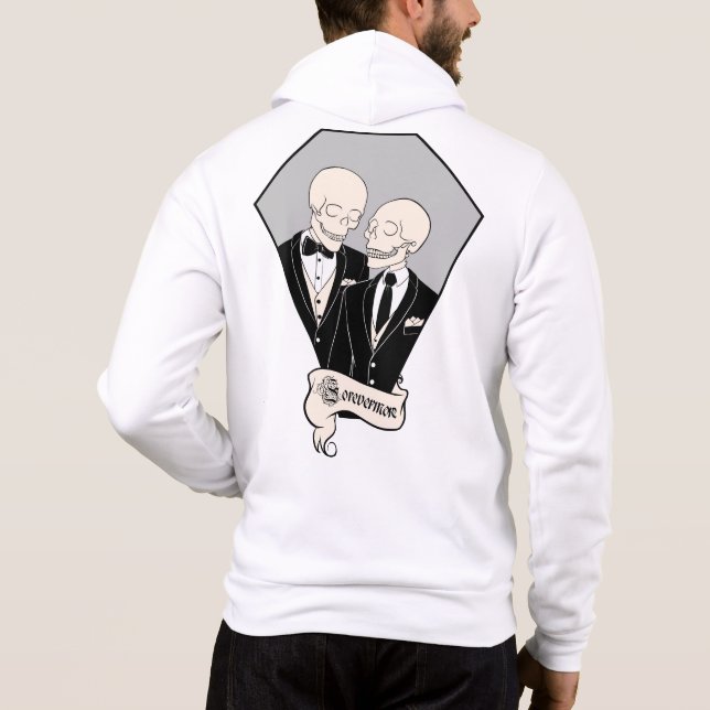 Skeleton Grooms T Shirt (Baksida)