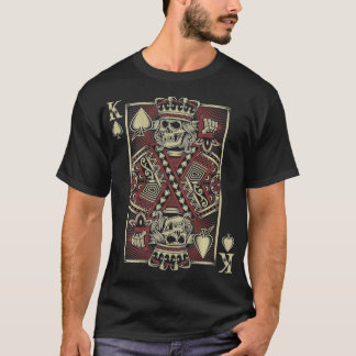 Skeleton Guitar Player Motorcycle Biker Music Pok T Shirt