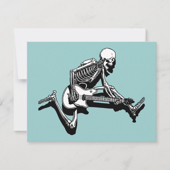 Skeleton Guitarist Jump (Framsida)