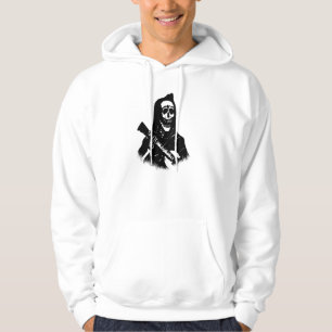 Skeleton Guitarist Sweatshirt Med Luva
