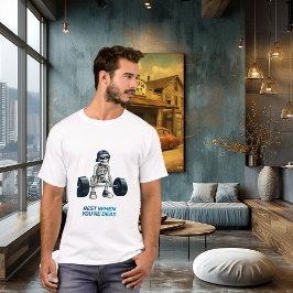 Skeleton Gym Workout Funny Fitness Design T Shirt