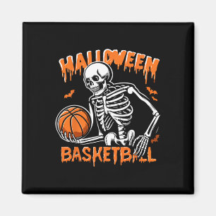 Skeleton Halloween Bus eller godis Magnet