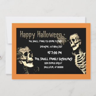 SKELETON HALLOWEEN FEST INBJUDAN