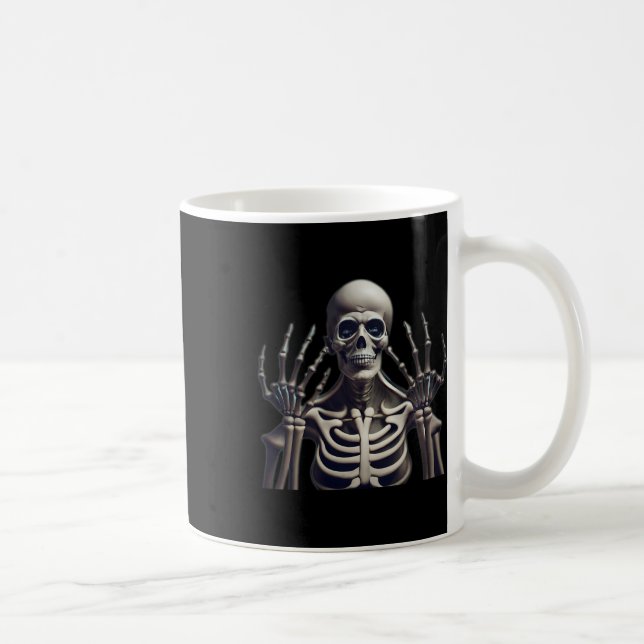 Skeleton Halloween for Manar Womens Kids Kaffemugg (Höger)