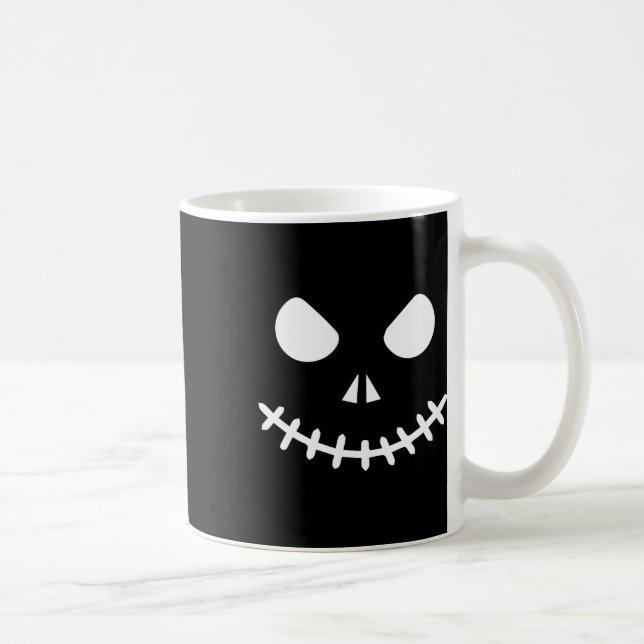 Skeleton Halloween Kaffemugg (Höger)