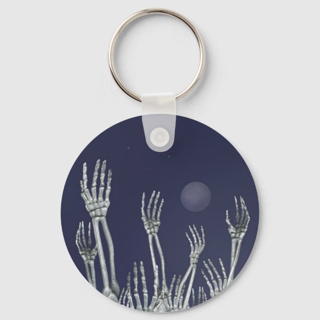 Skeleton - Halloween Keychain Nyckelring (Framsida)