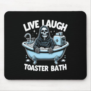 Skeleton Halloween Live Laugh Toaster Bath Design Musmatta