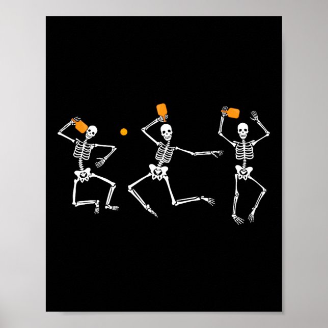 Skeleton Halloween Picklell Poster (Framsidan)