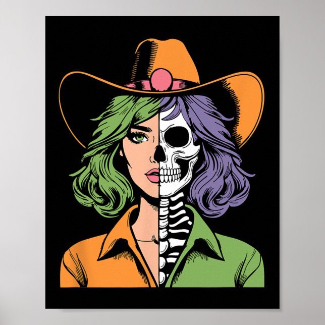 Skeleton Halloween Poster (Framsidan)