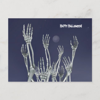 Skeleton - Halloween-vykort Vykort