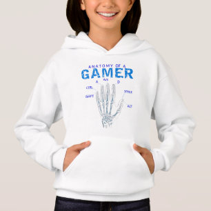 Skeleton Hand Anatomy for Gamers - Tangentbord T Shirt