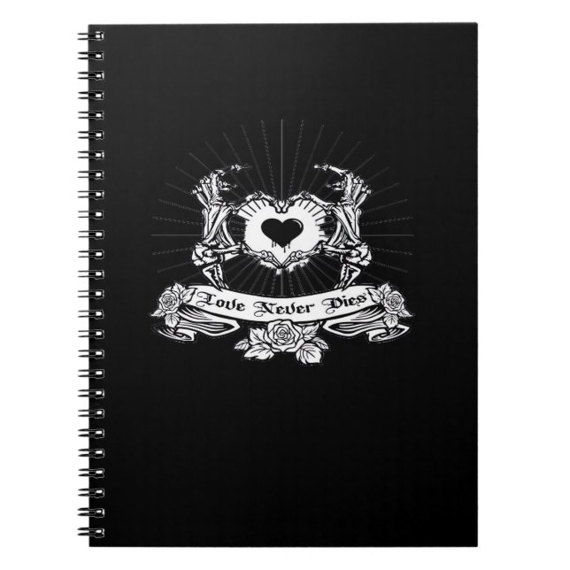 Skeleton Hand Design Classic Anteckningsbok (Framsidan)
