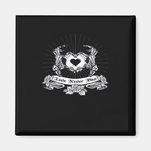 Skeleton Hand Design Classic Magnet (Framsidan)