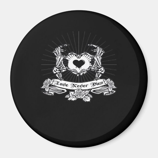 Skeleton Hand Design Classic Magnet (Framsidan)