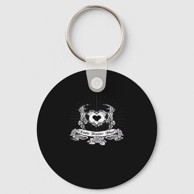 Skeleton Hand Design Classic Nyckelring (Framsida)