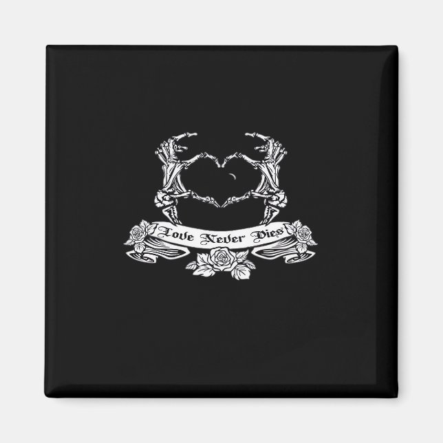 Skeleton Hand Design Magnet (Framsidan)
