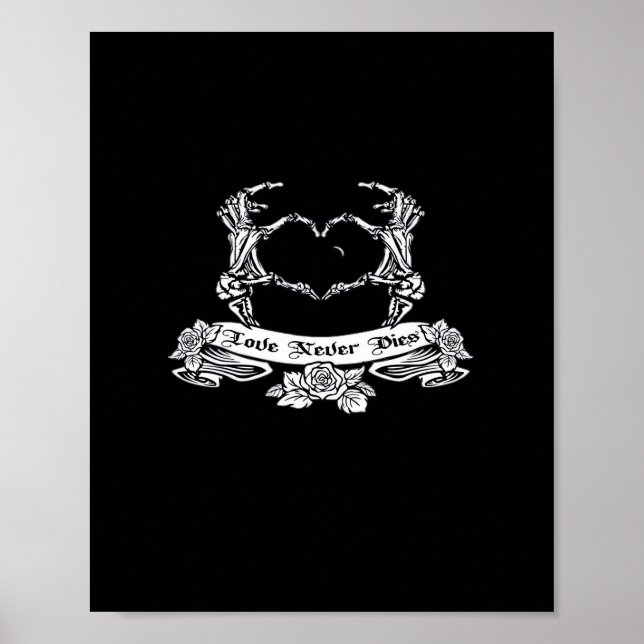Skeleton Hand Design Poster (Framsidan)