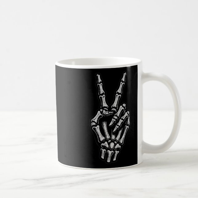 Skeleton Hand Fredstecken Bone 1 Kaffemugg (Höger)