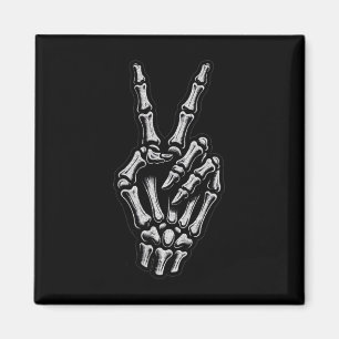 Skeleton Hand Fredstecken Bone 1 Magnet