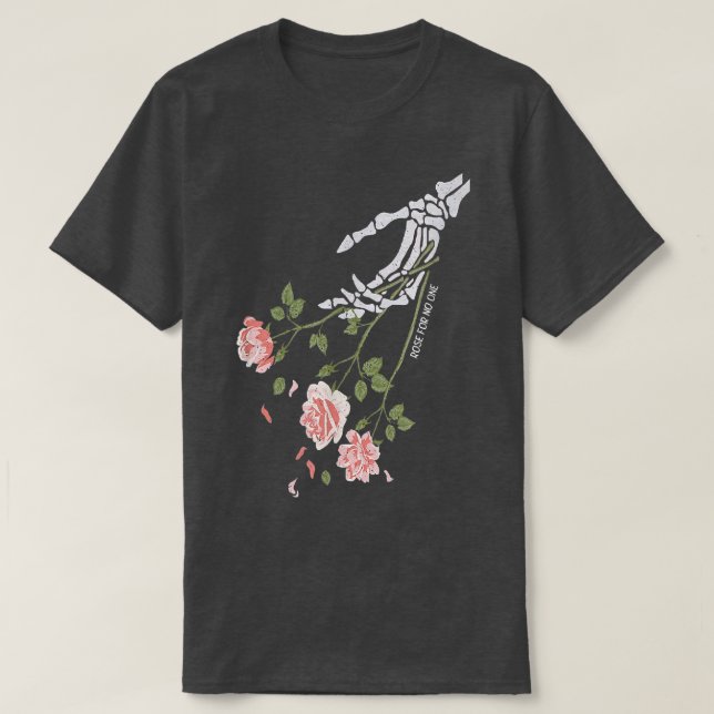 Skeleton Hand ge Ro för no one Bones Costume H T Shirt (Design framsida)
