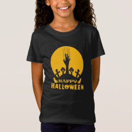 Skeleton Hand Halloween Graveyard T-Shirt