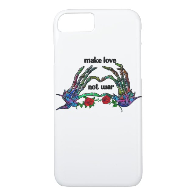 Skeleton Hand Heart Design Case-Mate iPhone Skal (Baksida)