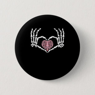 Skeleton Hand Heart Funny Halloween Women Manar Knapp