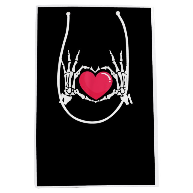 Skeleton Hand Heart Halloween (Framsidan)