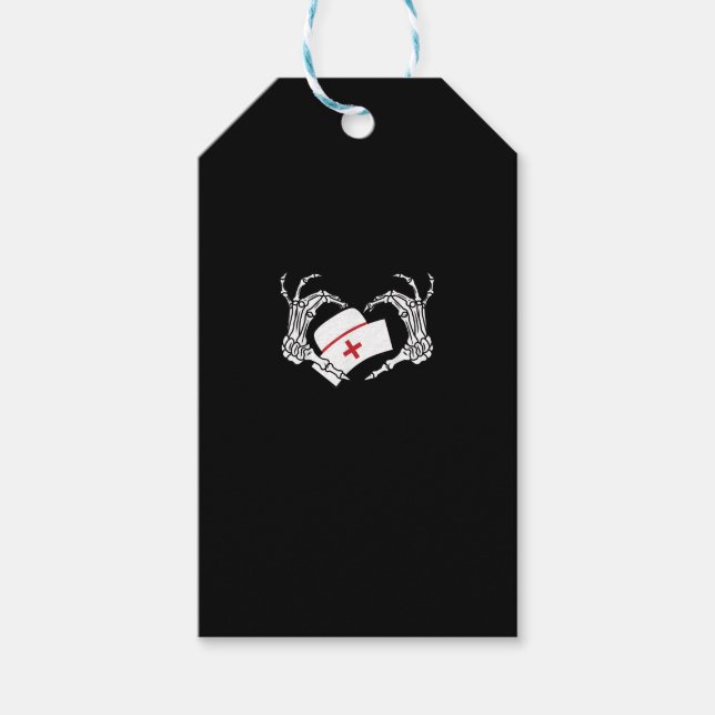 Skeleton Hand Heart Lazy Diy Halloween Costume Nur Presentetikett (Framsidan)