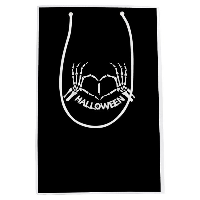 Skeleton Hand Heart Lazy Halloween Costume Funny (Framsidan)