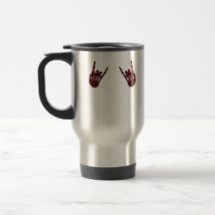 Skeleton Hand Heart Roll & Red Classic Resemugg