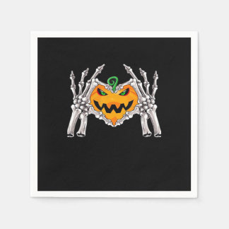 Skeleton Hand Heart Sign Bone Costume Pappersservett