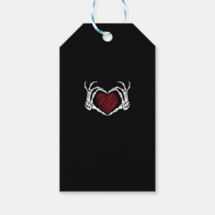 Skeleton Hand Heart Sign Costume Trending Hallowee Presentetikett