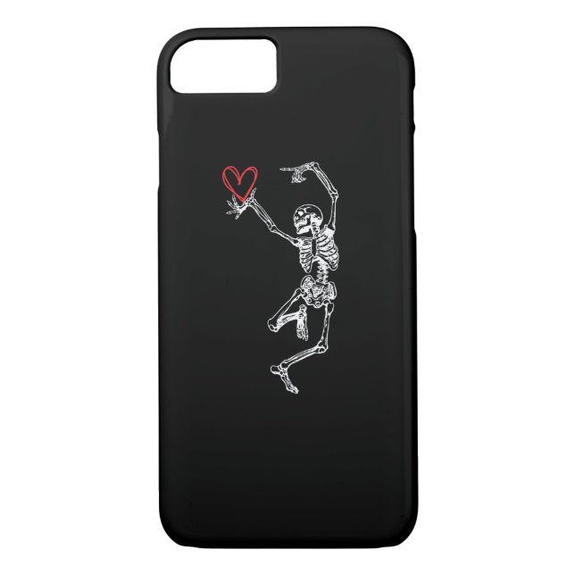 Skeleton Hand Heart Valentines day Case-Mate iPhone Skal (Baksida)