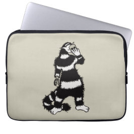 Skeleton Hand Skull Mask för kräppor Laptop Fodral