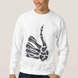 Skeleton Hand Thumbs Up Sweatshirt