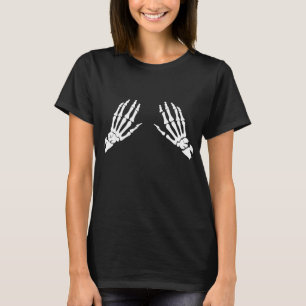 Skeleton-handben T Shirt