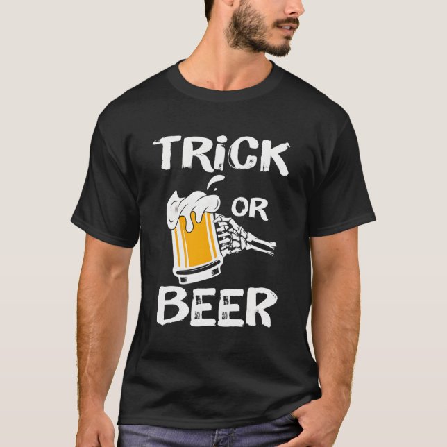 Skeleton, handduk eller öl t shirt (Framsida)