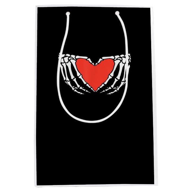 Skeleton Händer Forming Heart - Creepy Gothic Hall (Framsidan)