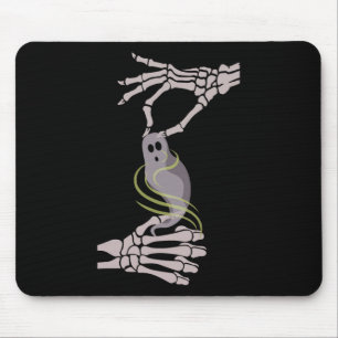 Skeleton Händer Ghost Spooky Halloween Musmatta